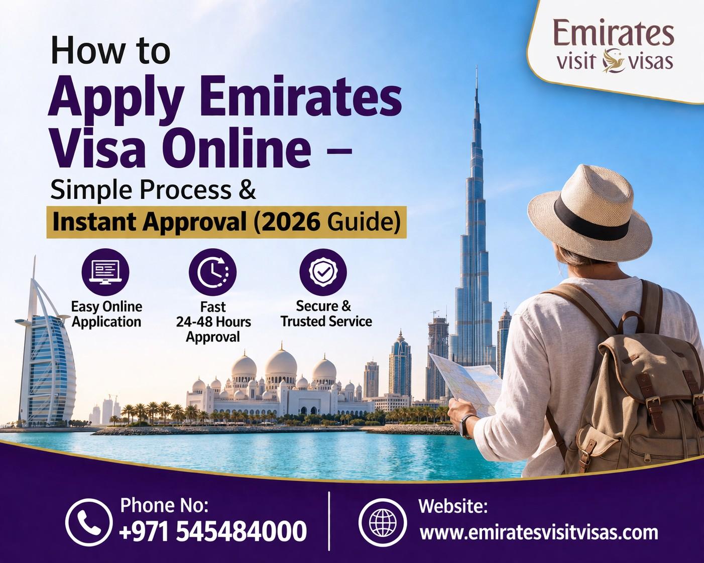 How to Apply Emirates Visa Online – Simple Process & Instant Approval 